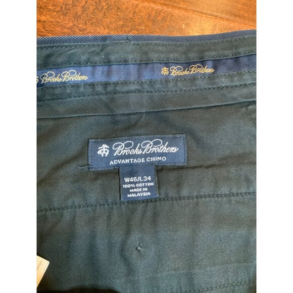 Brooks Brothers Navy Blue Baird McNutt Irish Linen Clark Dress Pants, Size 42 - Picture 3 of 5